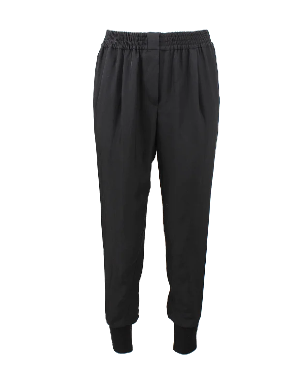 Pull-On Silk Jogging Pant