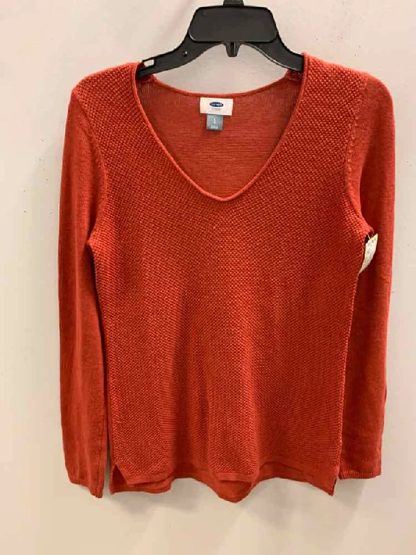 USED OLD NAVY Tops Size S RUST VNECK Sweater