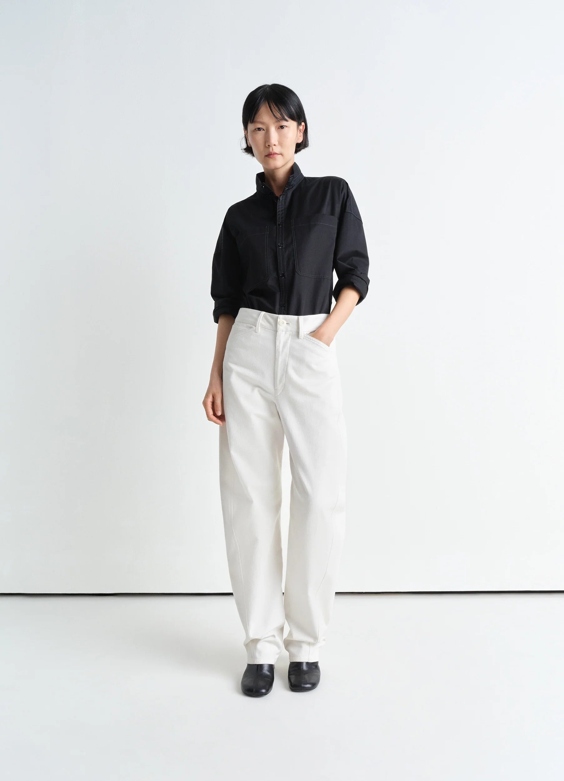 FIVE POCKET TWISTED PANTS