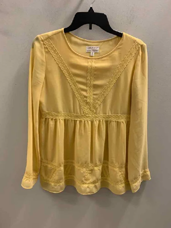 USED MLLP Tops Size S Mustard LONG SLEEVES TOP