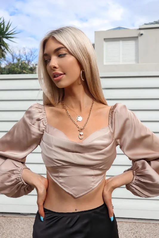 Tulip Top - Beige