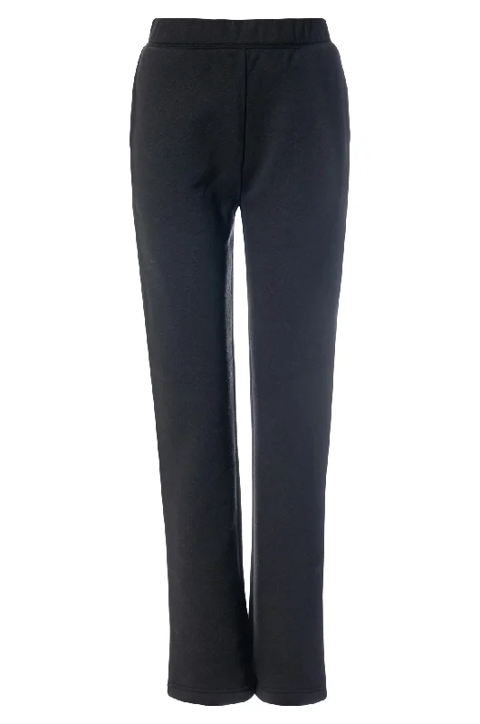 Poly Cotton Fleece Regular Pants | Black | 9155ZZ