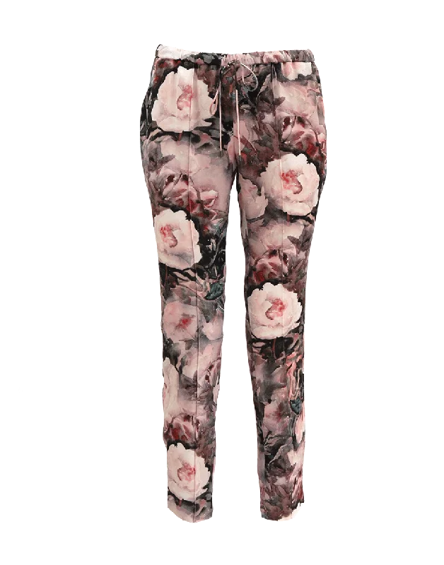 Floral Drawstring Track Pant