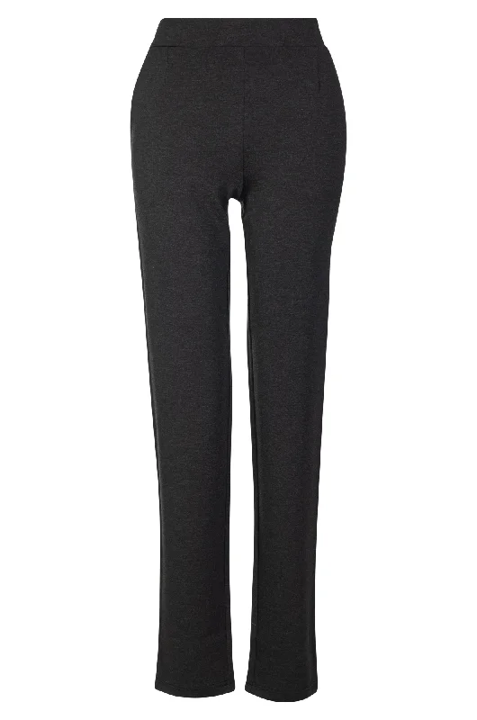 Pull on New Ponti Regular Pants | CHARCOAL MARLE | 7764ZZ