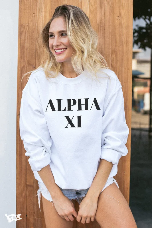 Alpha Xi Delta Vogue Crewneck