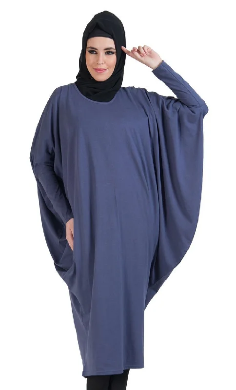 Batwing Extra Long Basic Kaftan Tunic