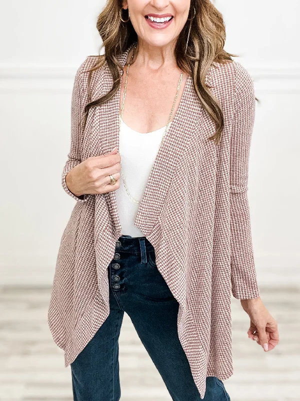 Lightweight Open Front Cardigan Top