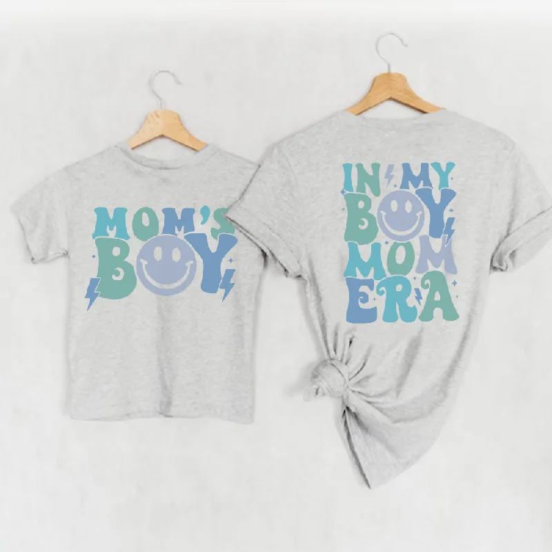 My Boy Mom Era & Mom's Boy Matching T-shirts