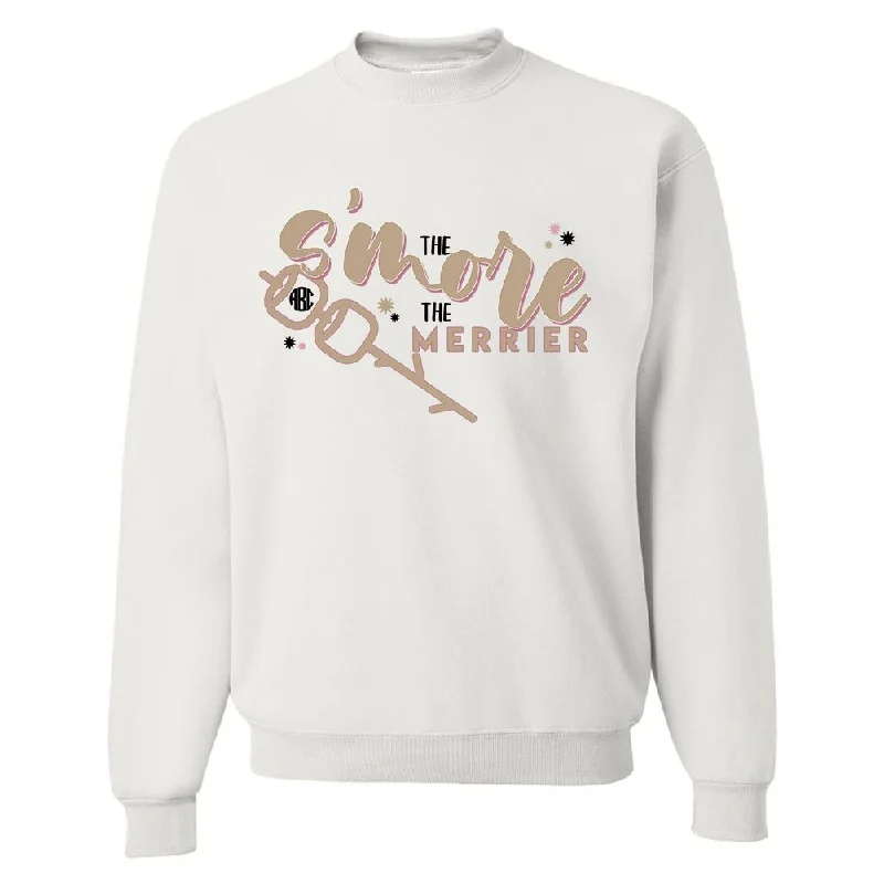 Monogrammed 'The S'more The Merrier' Crewneck Sweatshirt