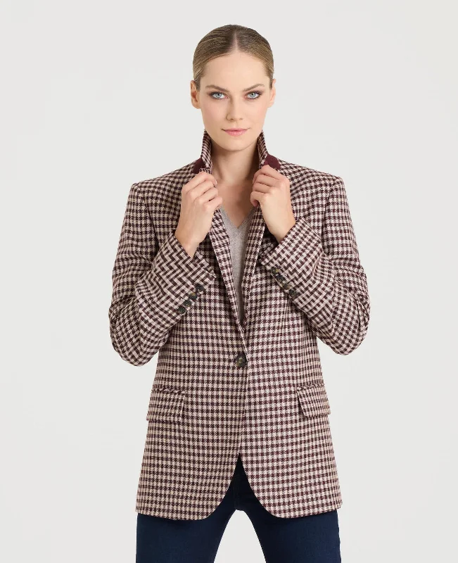 Crofton Single Breasted Check Jacket