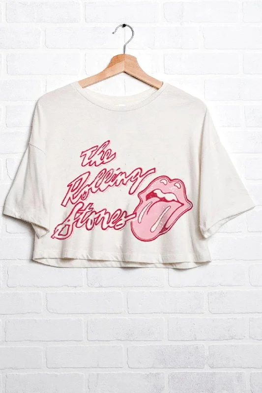 Rolling Stones OU Malibu Cropped Tee