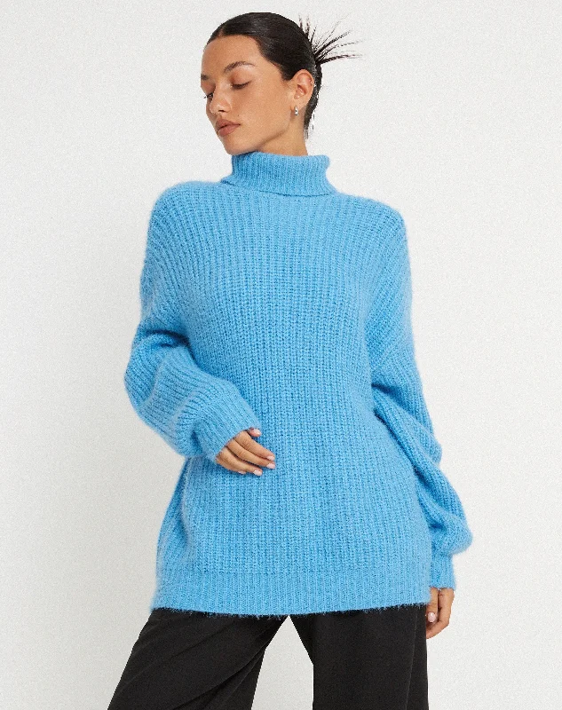 Mada Jumper in Knit Blue