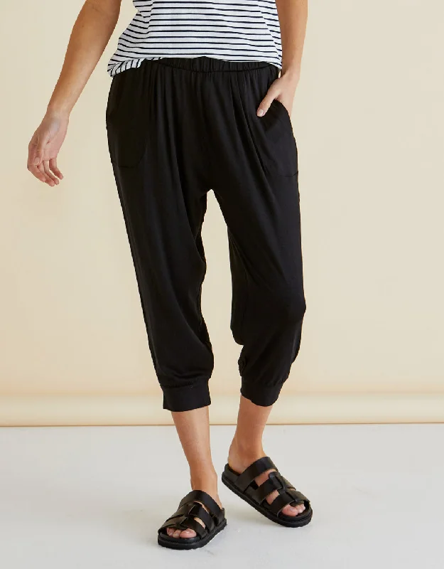 Tokyo 3/4 Pants - Black