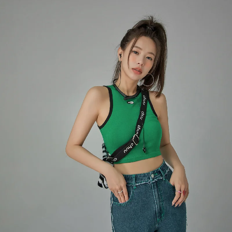 Sporty Princess Slim Crop Top