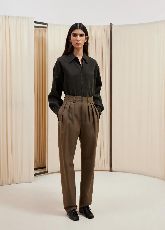 PLEATED TAILORED PANTS