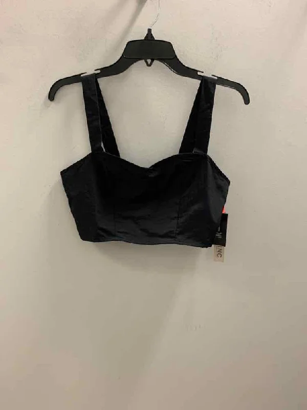 Size M INC Black SPAGHETTI STRAP TOP