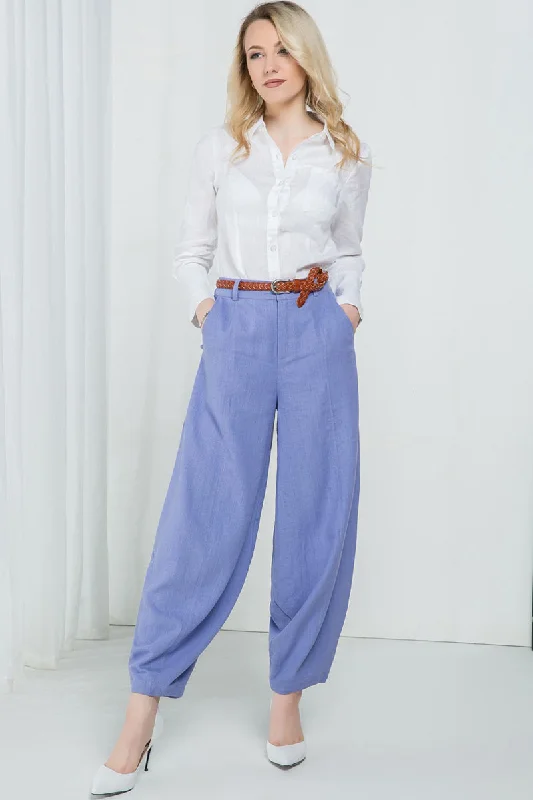 Womens Casual linen slacks 2160#