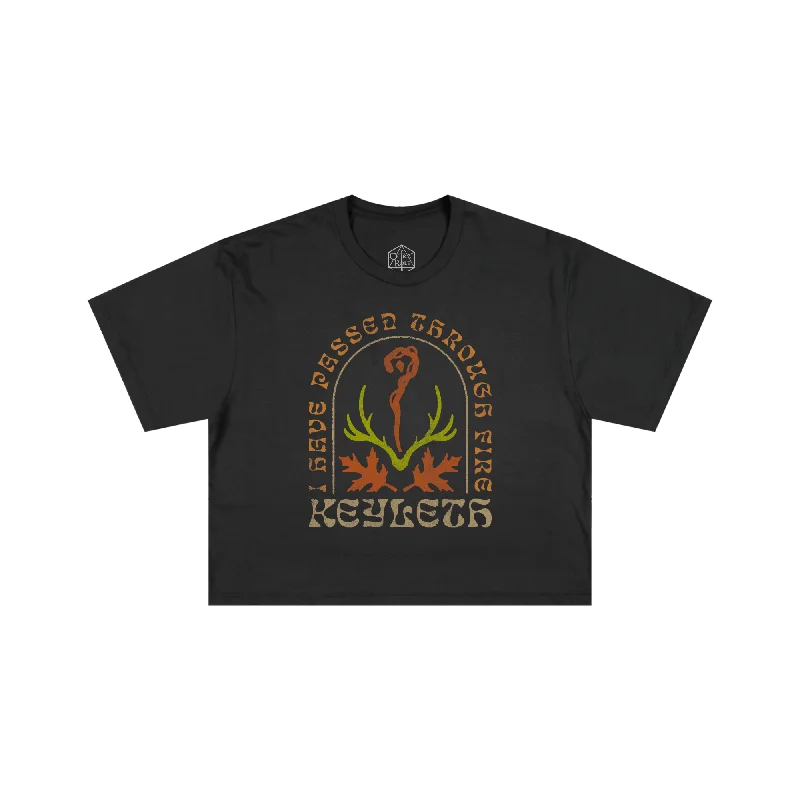 Keyleth Gray Cropped Tee