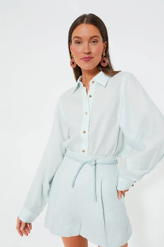 Mint Natura Oversized Shirt