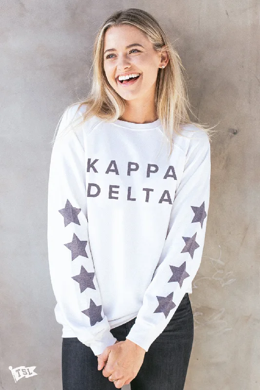 Kappa Delta Star Raglan Crewneck