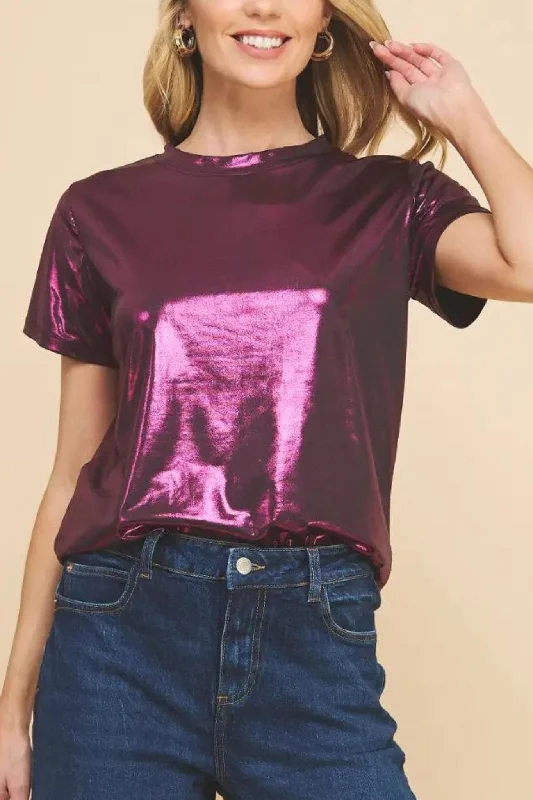 Perfect Night Metallic Tee