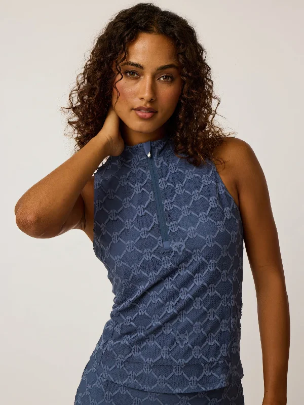 Wolf Links Lace Sleeveless Halley Quarter-Zip