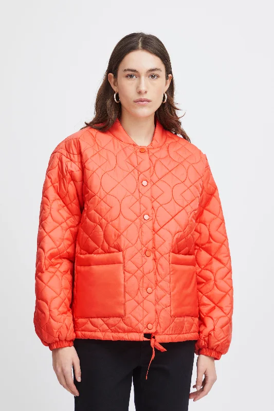 Foni Short Jacket (Hot Coral)