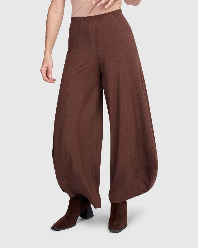 Essential Punto Pants, Umber