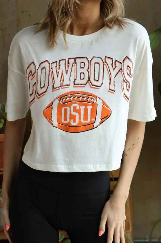 OSU Wonka Football Cropped Tee