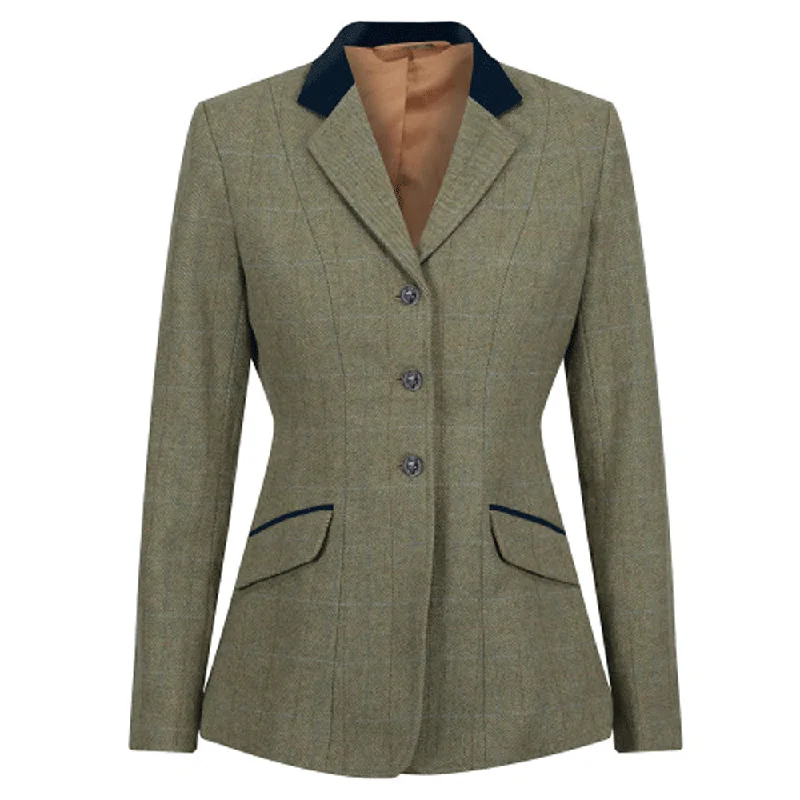 Equetech Ladies Thornborough Deluxe Tweed Riding Jacket