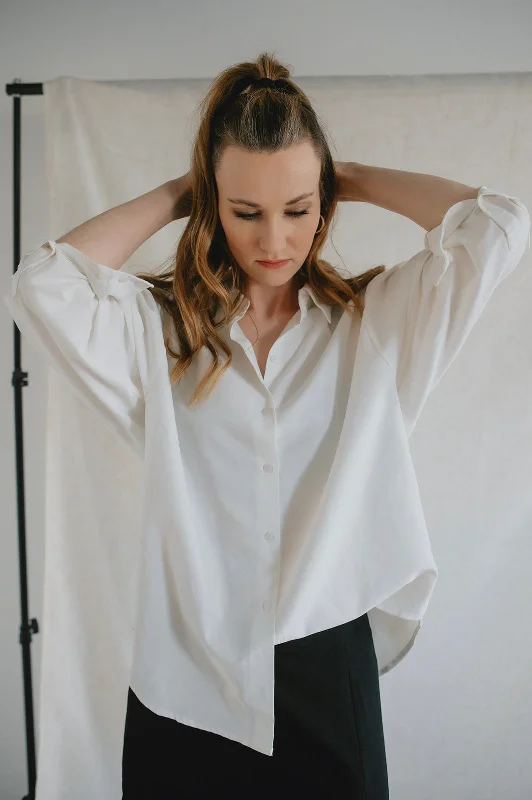 The Grace White Button Down Shirt